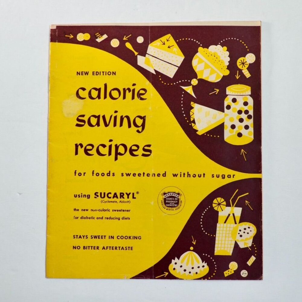 1952 Sucaryl Calorie Saving Recipes Booklet